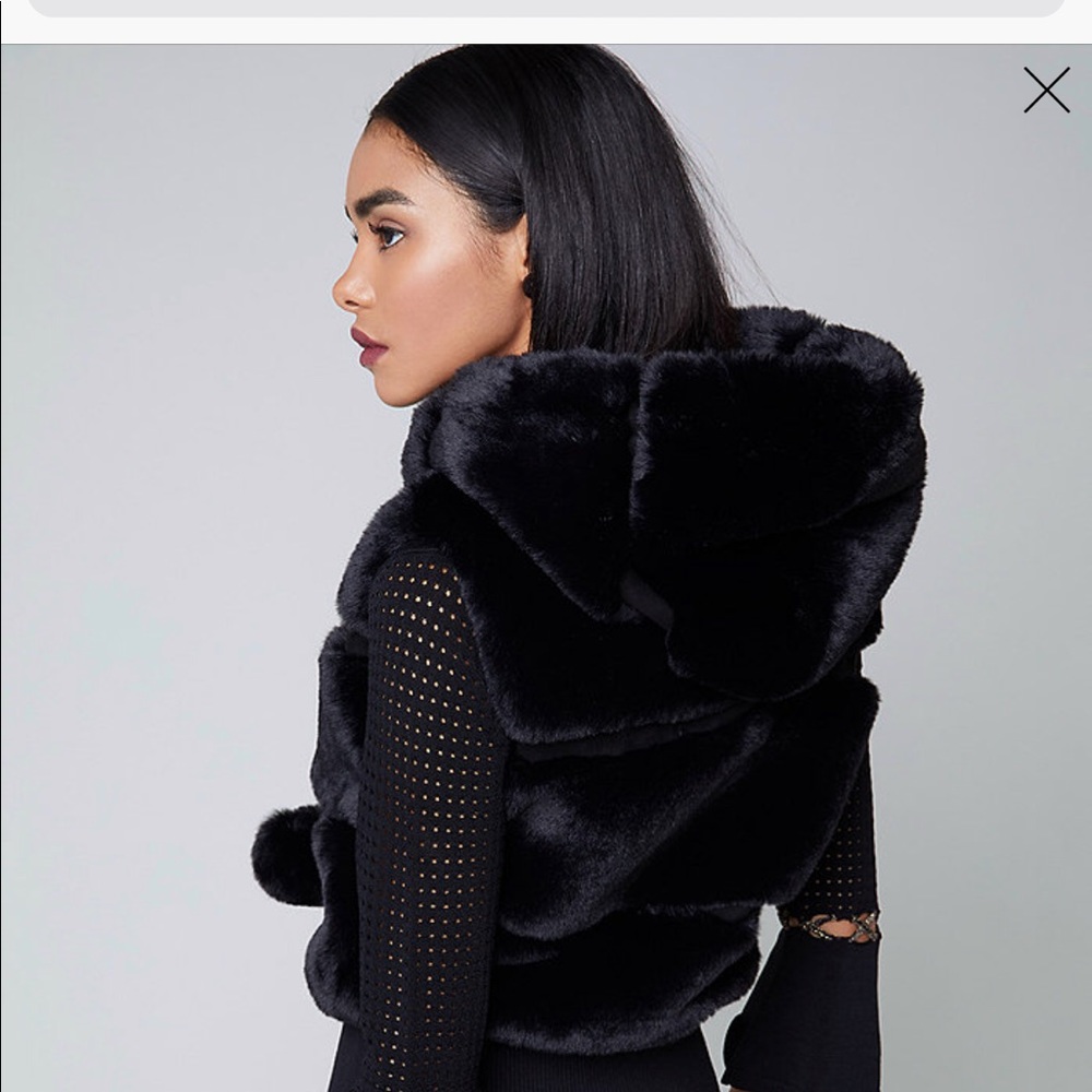 Bebe Faux Fur Vest